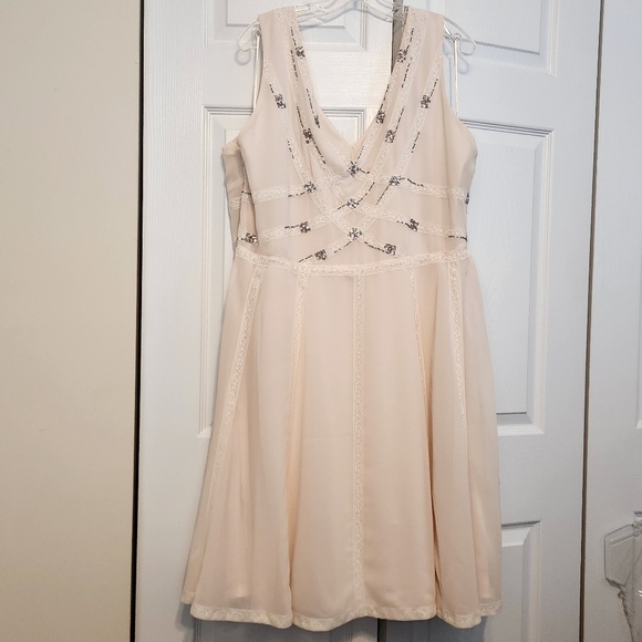 ModCloth Geode Rosewater Compelling Chemistry A-Line Dress 3X 24/26 EUC - Picture 11 of 15